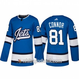 Män Ishockey Winnipeg Jets Tröja Kyle Connor 81 Alternate Adidas 2018-19 Authentic